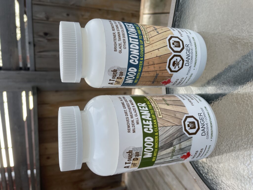 Wood cleaner and wood conditioner