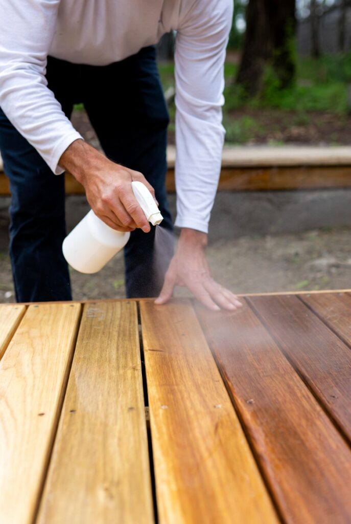 conditioning Ipe wood before oiling