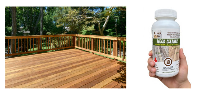 A Touch of Dan powder Wood Cleaner 20 ounce bottle