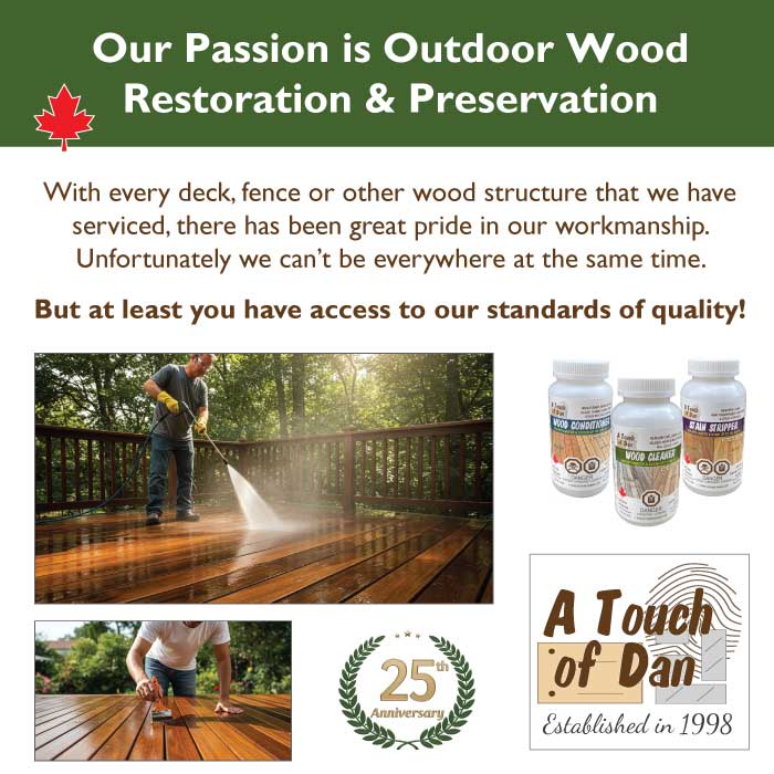 A Touch of Dan Wood Cleaner